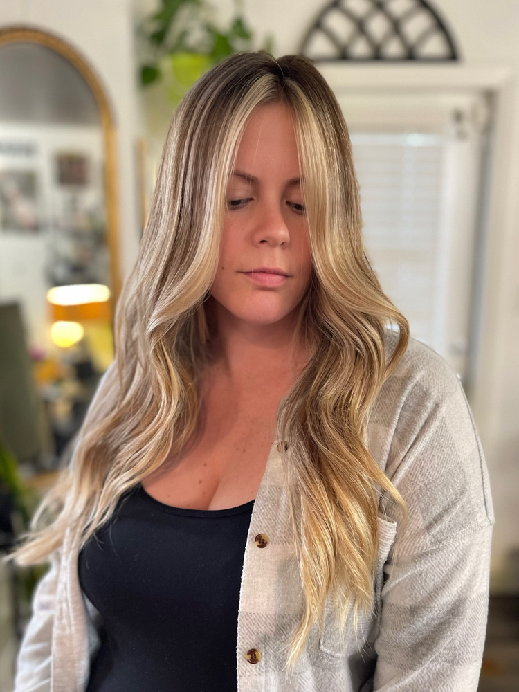 Money Piece Blonding
