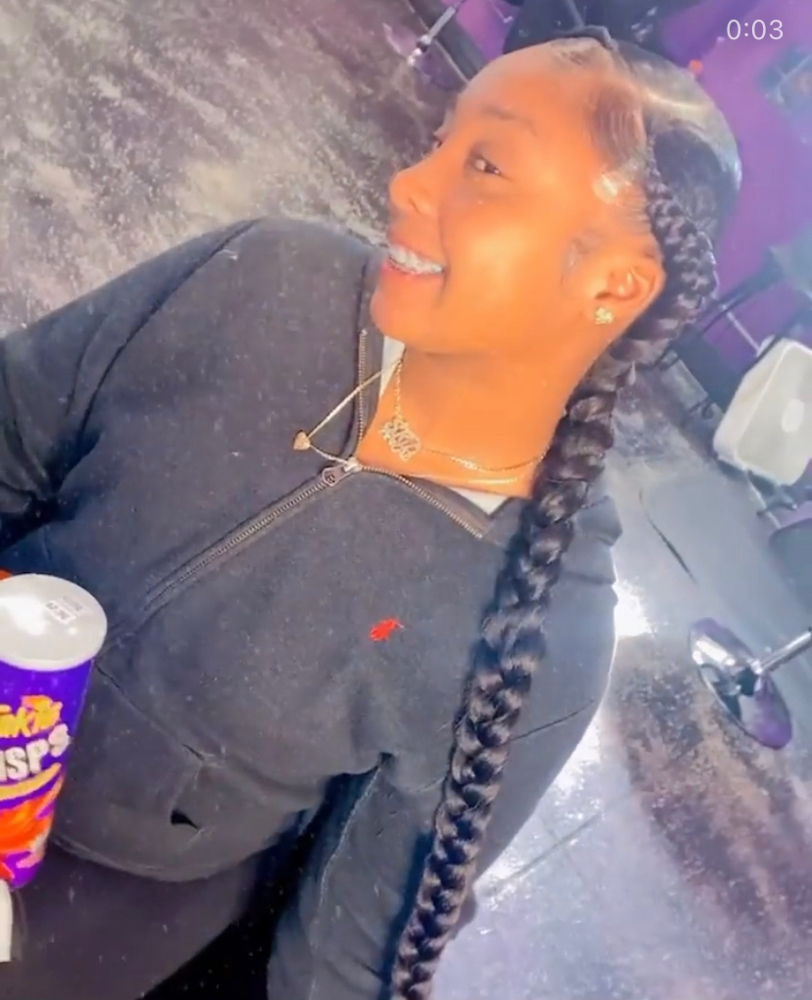 2 Braids at Touched bylaneise in Long Beach, CA