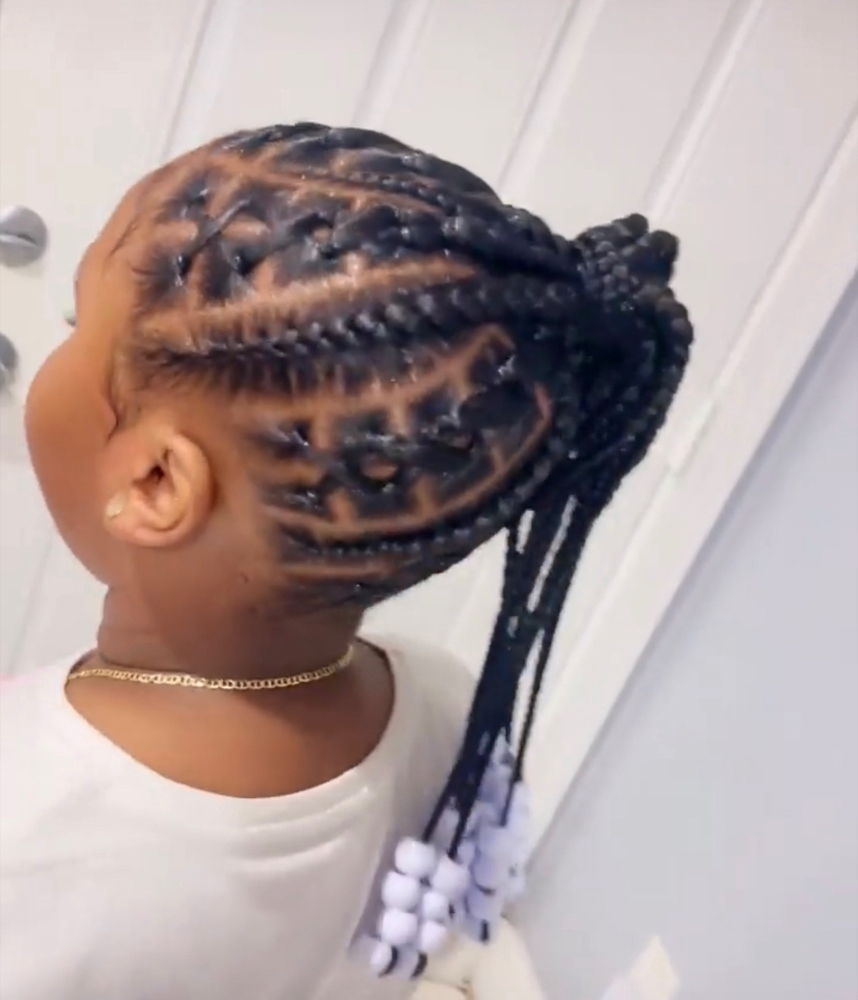 Criss cross Ponytail