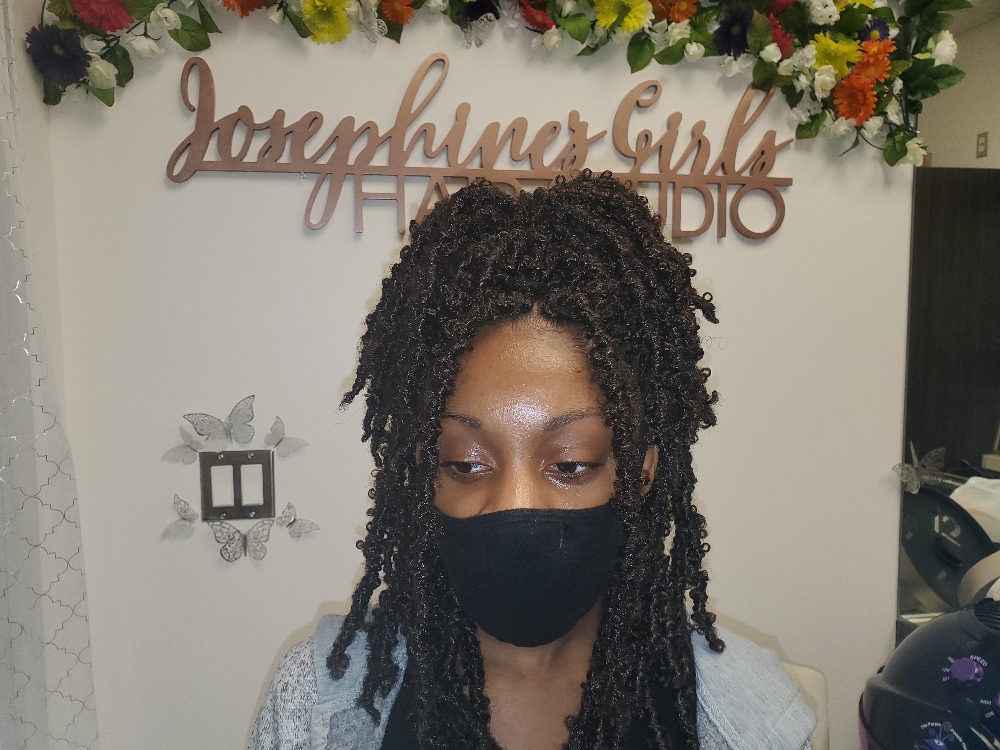 Kids Locs Crochet at Josephine's Girls Hair Studio💜🦋 in Houston, TX