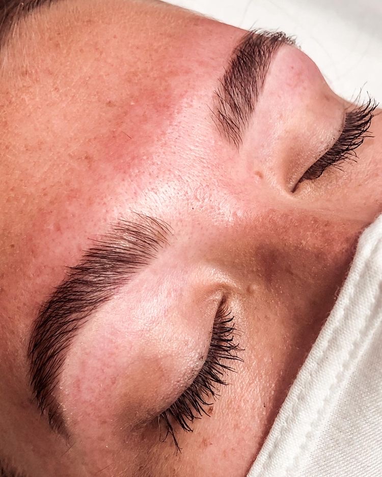 Brow Lamination, Wax & Tint