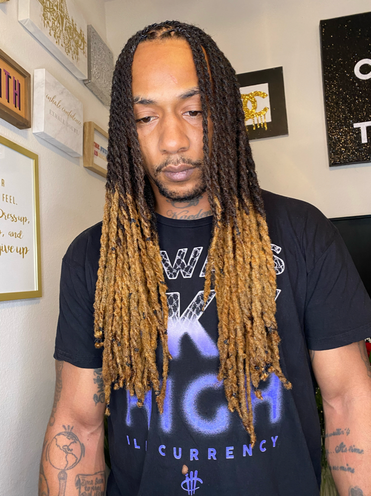 Retwist W/Rope TwistOn Long Locs
