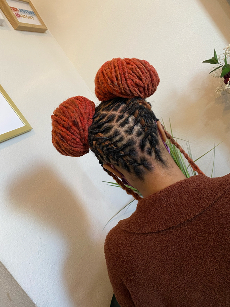 Freestyle Style On Locs