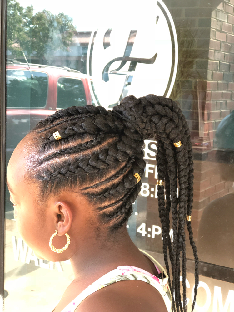 Feed-In Ponytail