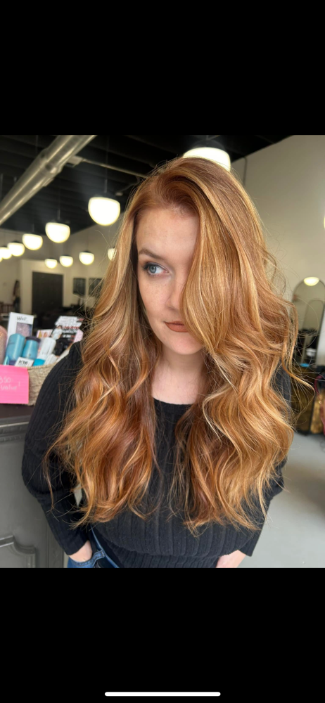 Root Retouch + Accent Highlights