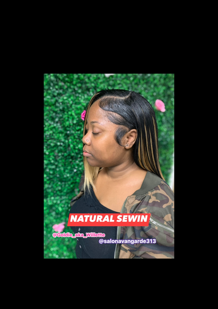 Natural Sewin (FAST) at Salon Avangarde313 in Oak Park, MI