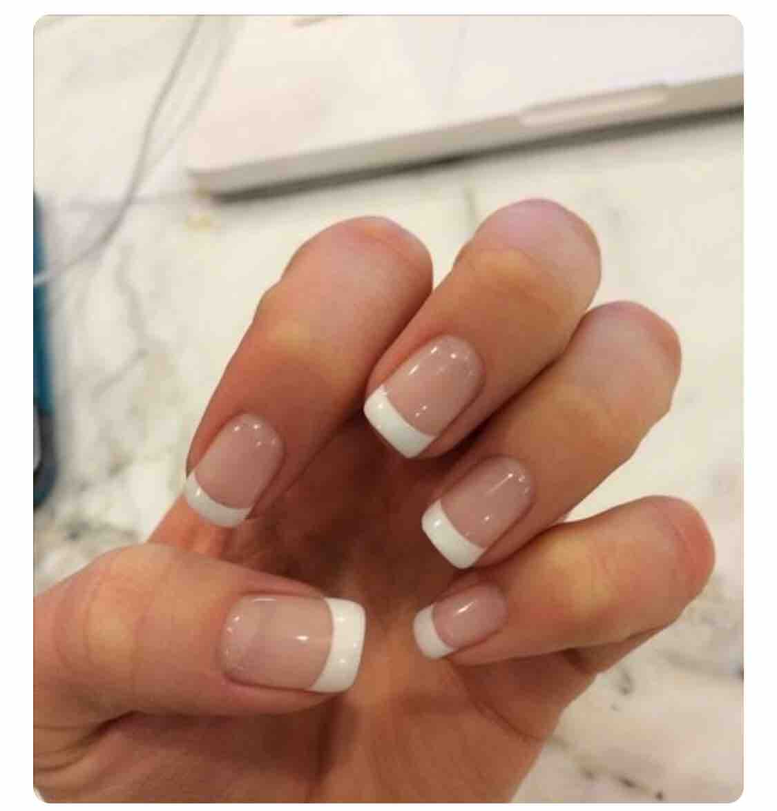 French Gel Manicure