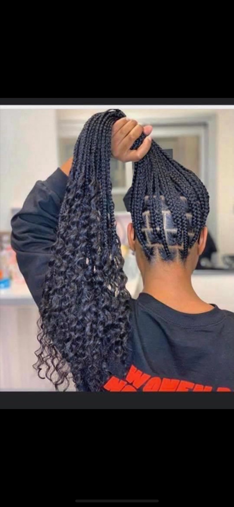 Large Knotless Braids