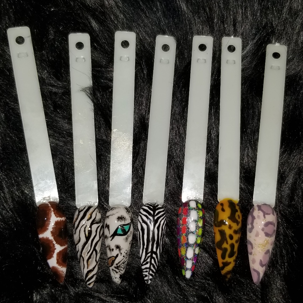 Hand Drawn Nail Art