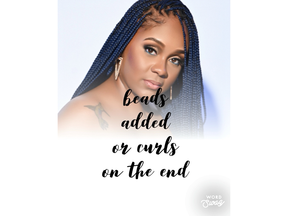 Added Beads Or Curls ( Rolled)