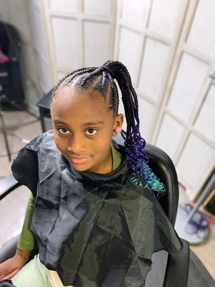 Kid Braided Ponytail(ages 5-11)