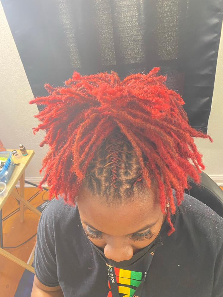 Micro Loc Retwist W/ Style