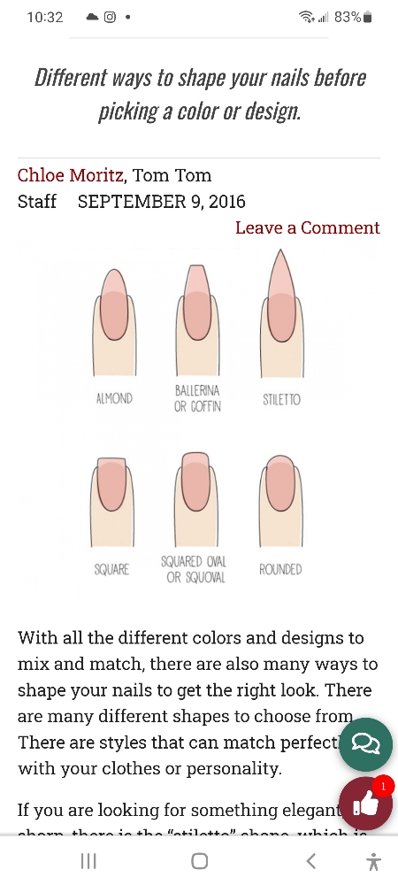 Shape Nails