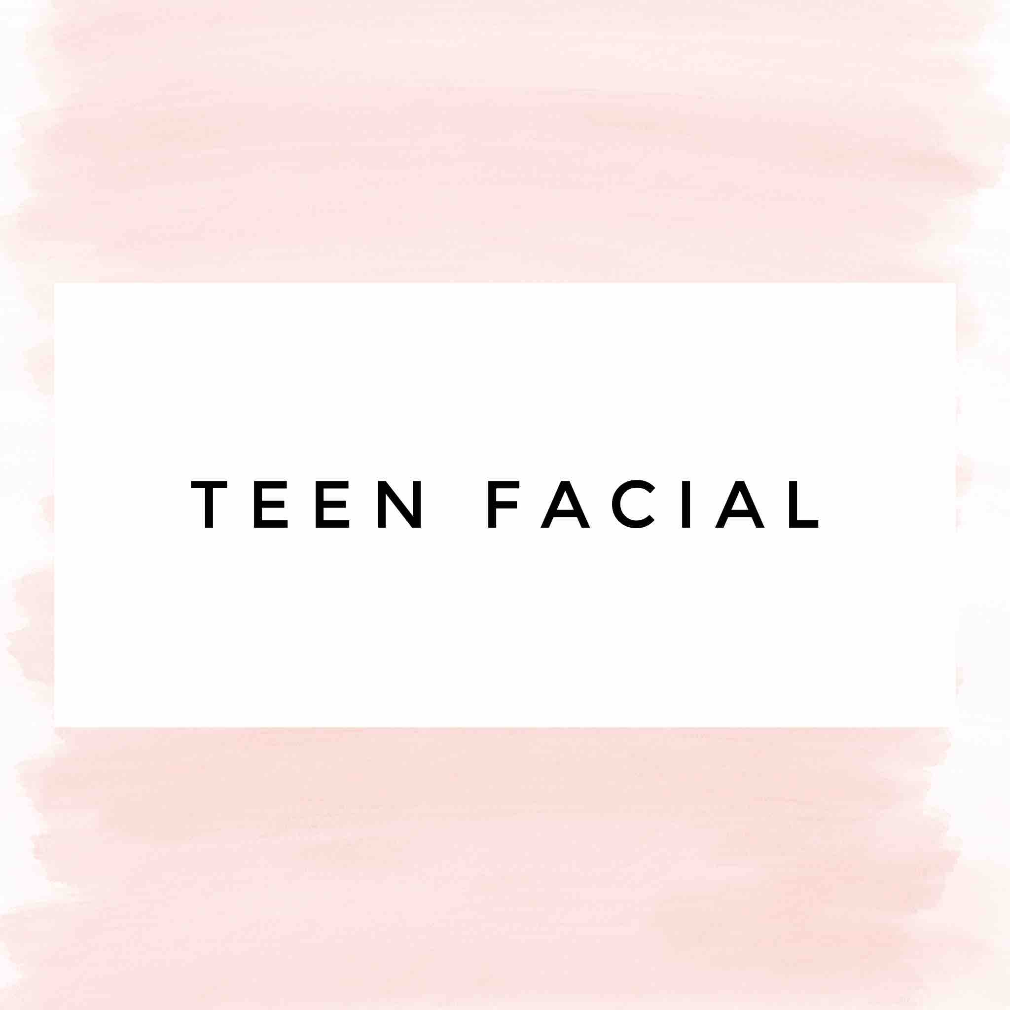 Teen facial