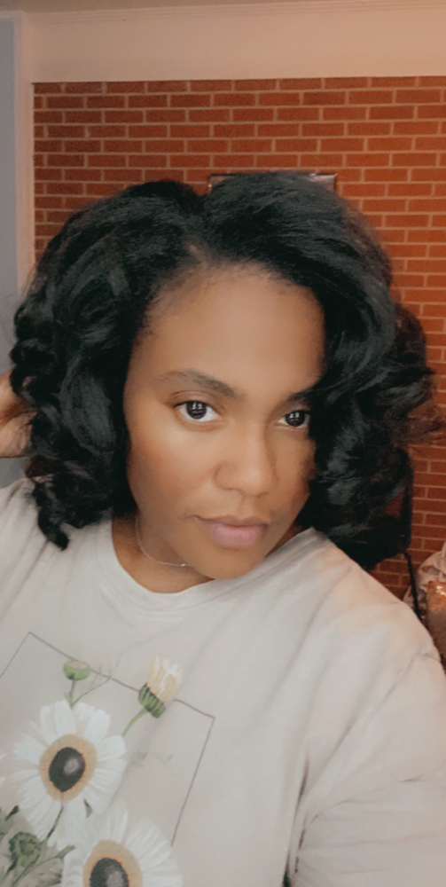 Silk PressNCurl Ages 11&Up at Crowned Hair in Augusta, GA
