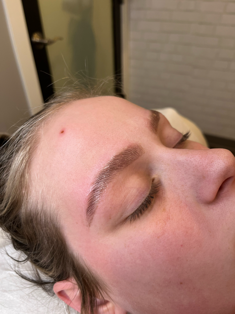 Brow Lamination And Brow Tint