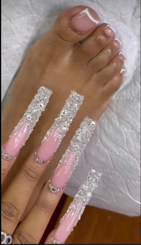Birthday Glam freestyle Nails & Toe