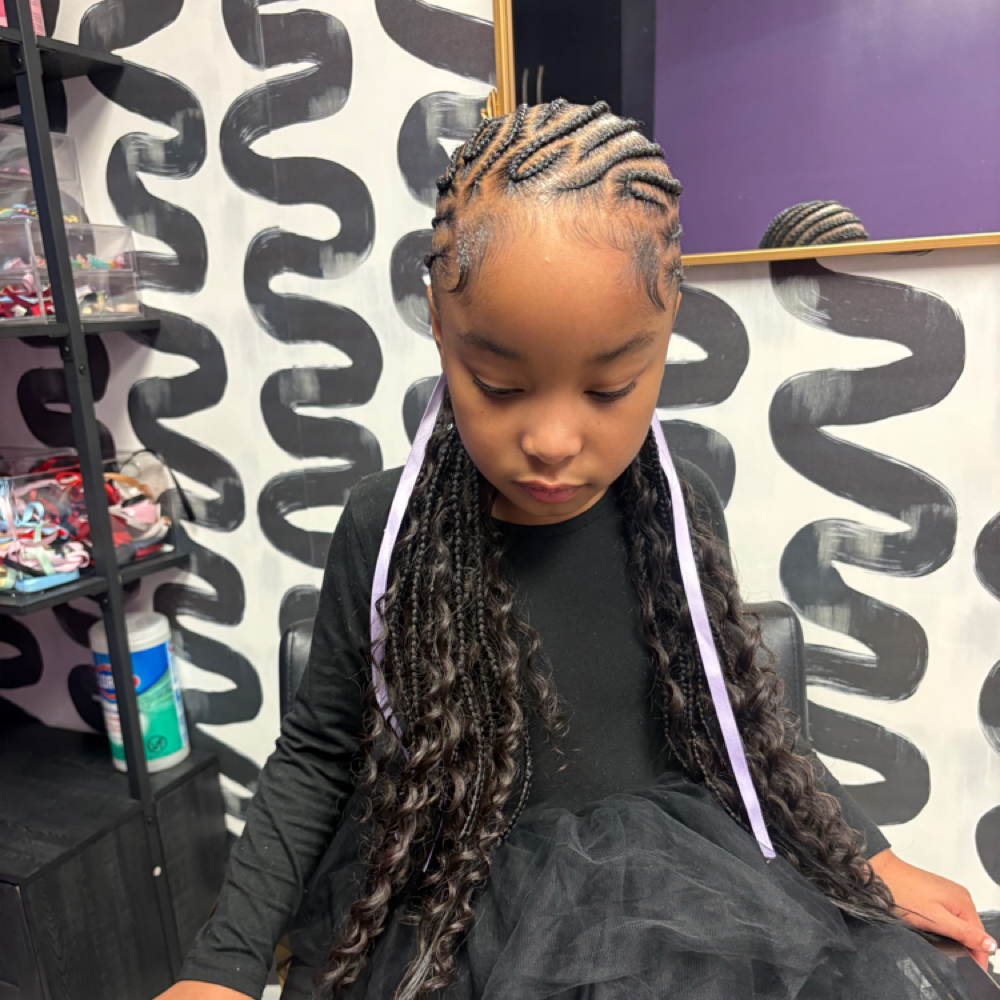 Straight Back Braids at Stylistic Beauty in St. Ann, MO