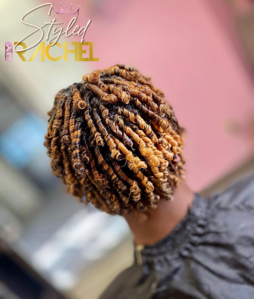 Finger Coils + 2 Strand Twist