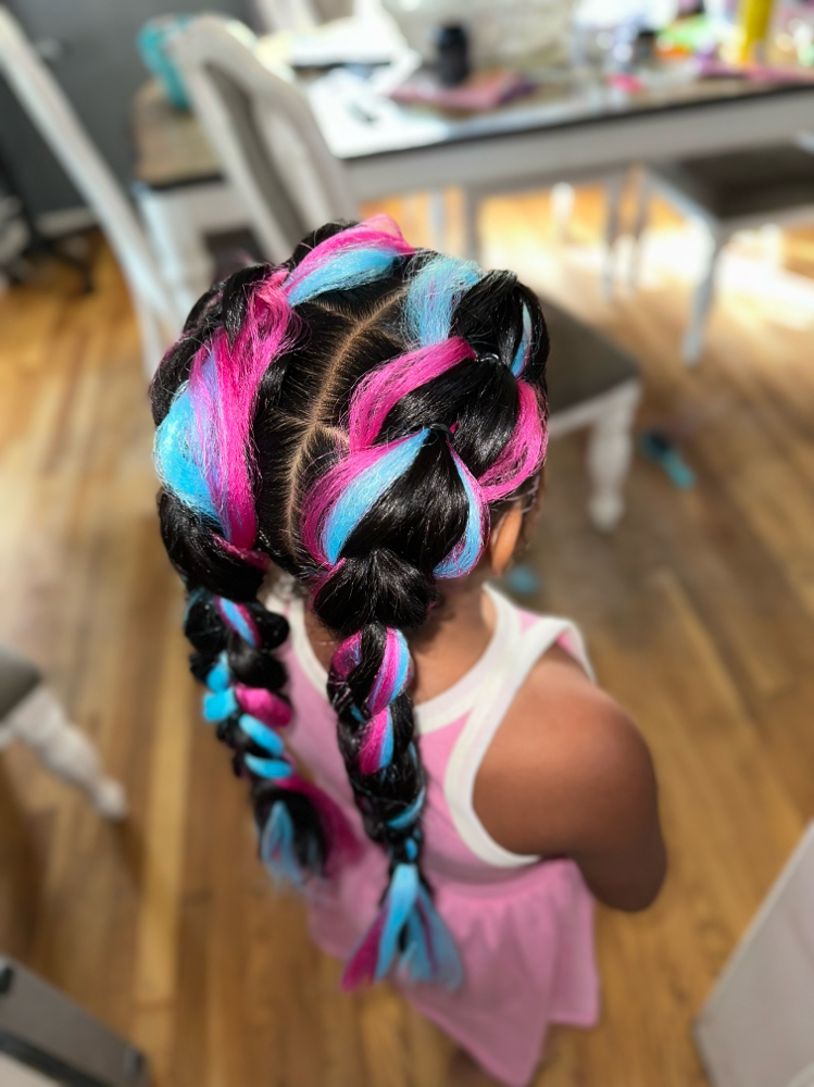 Hair- Color Feedin Dragon Braid