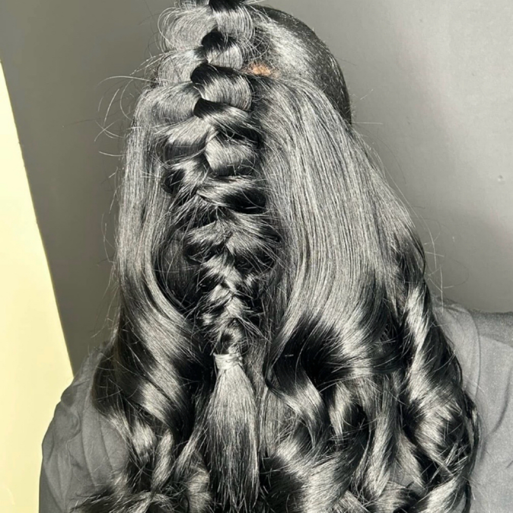 Quick-Weave (Half-Up&Down) at The Braid Bar by Lee in Oklahoma City, OK