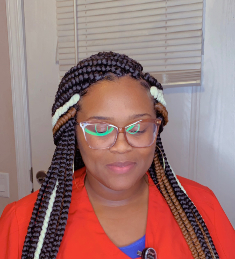 Medium/large Box Braids Butt Length
