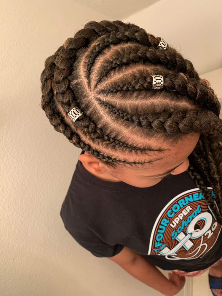 6-8 (extension) Braids