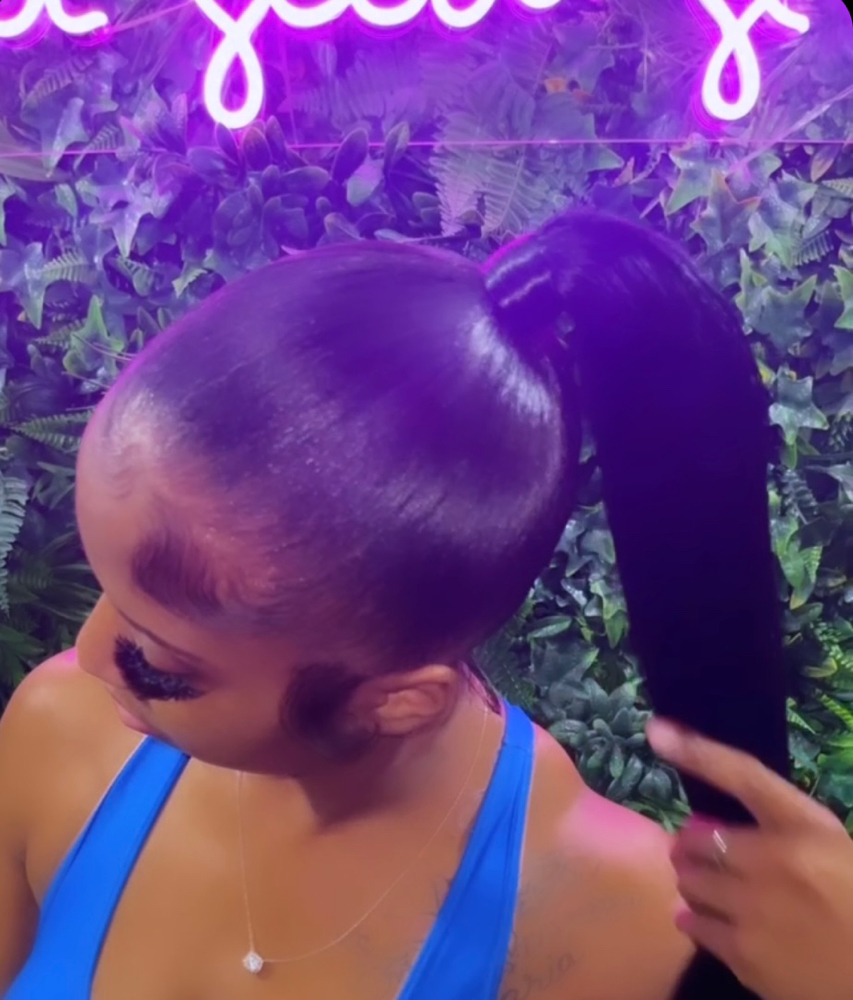 Pony w/ Baby Hair