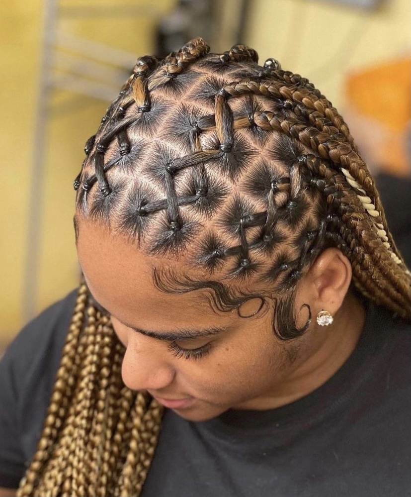 Criss Cross Braids Large
