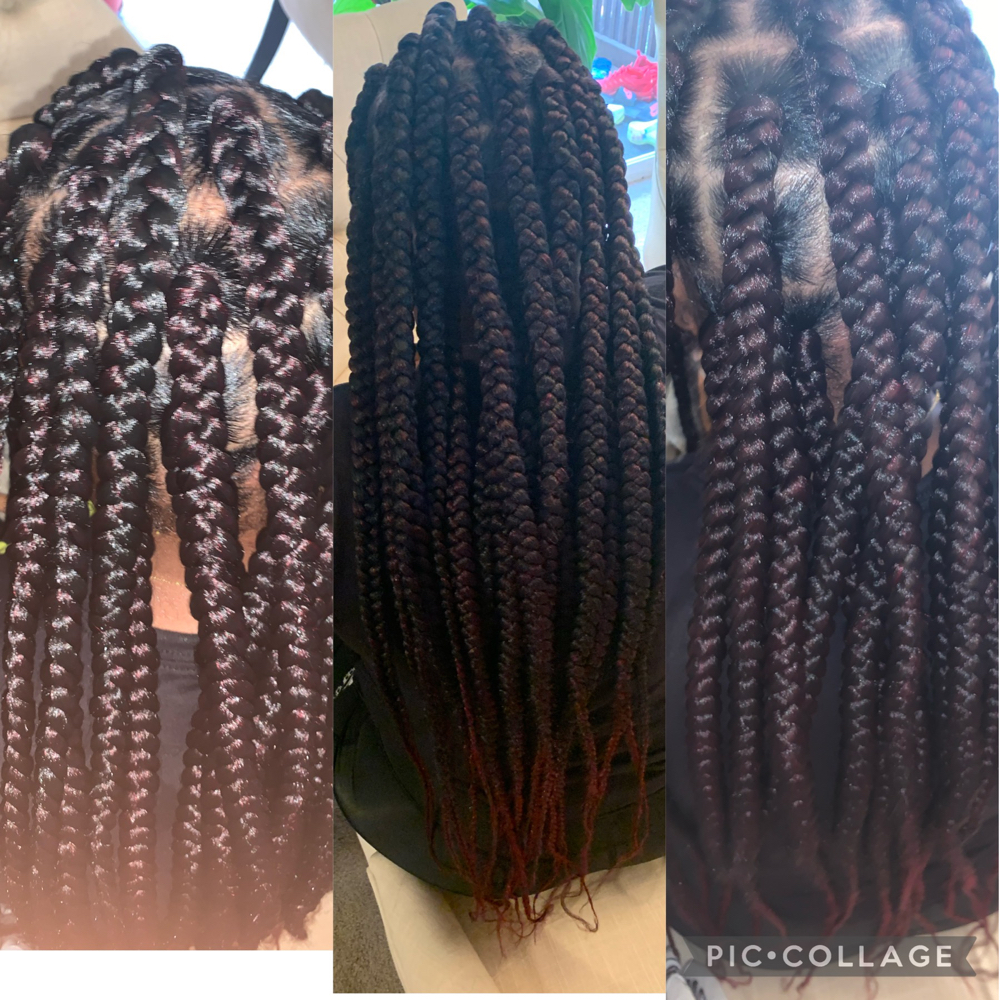 Big box braids