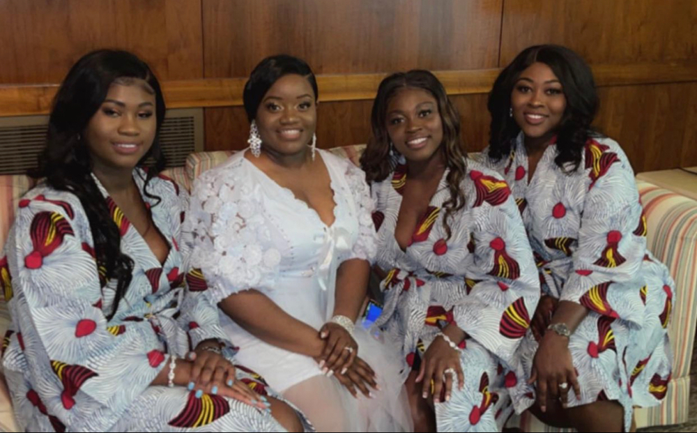Bride and  Bridal party makeup