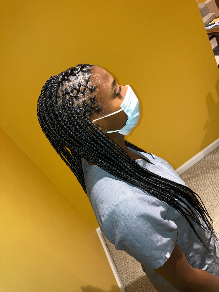 Rubberband Tribal Braids