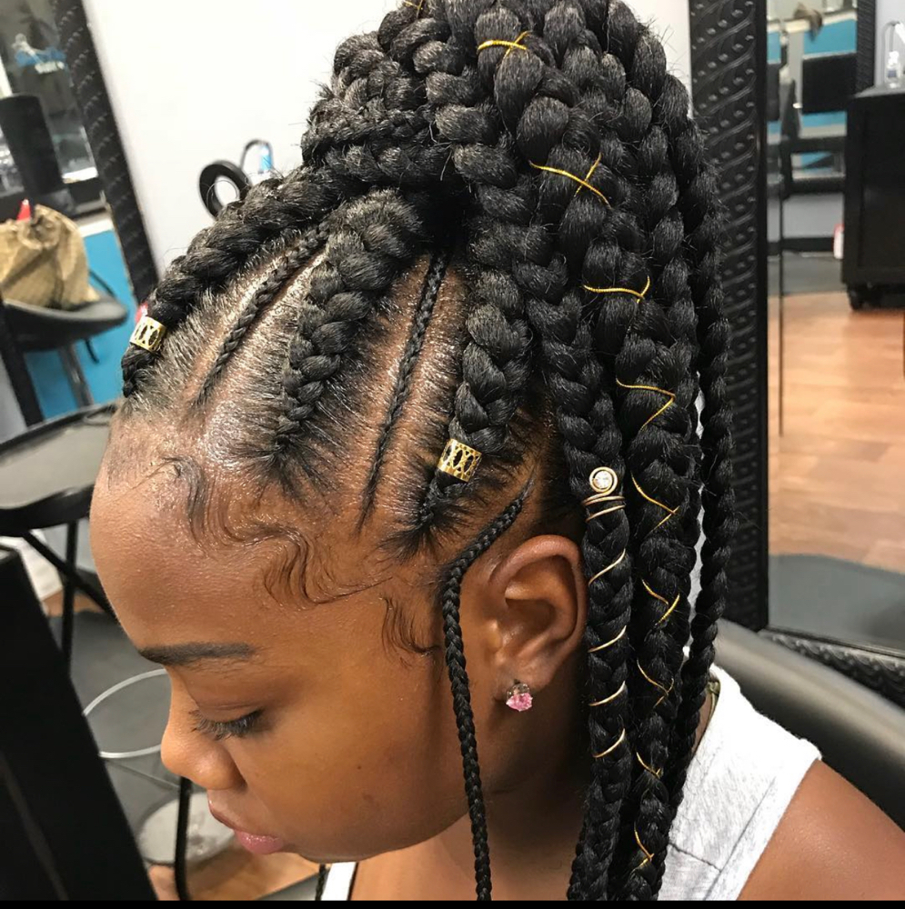 Jumbo Braided Ponytail