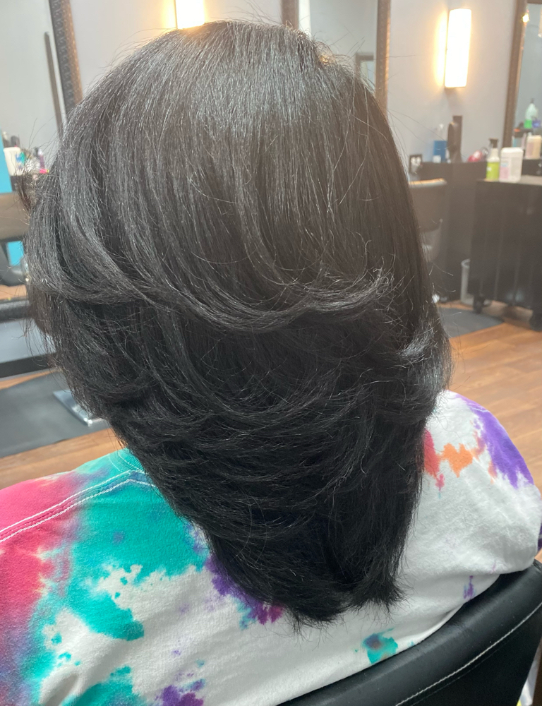 Natural Silk Press: Straight