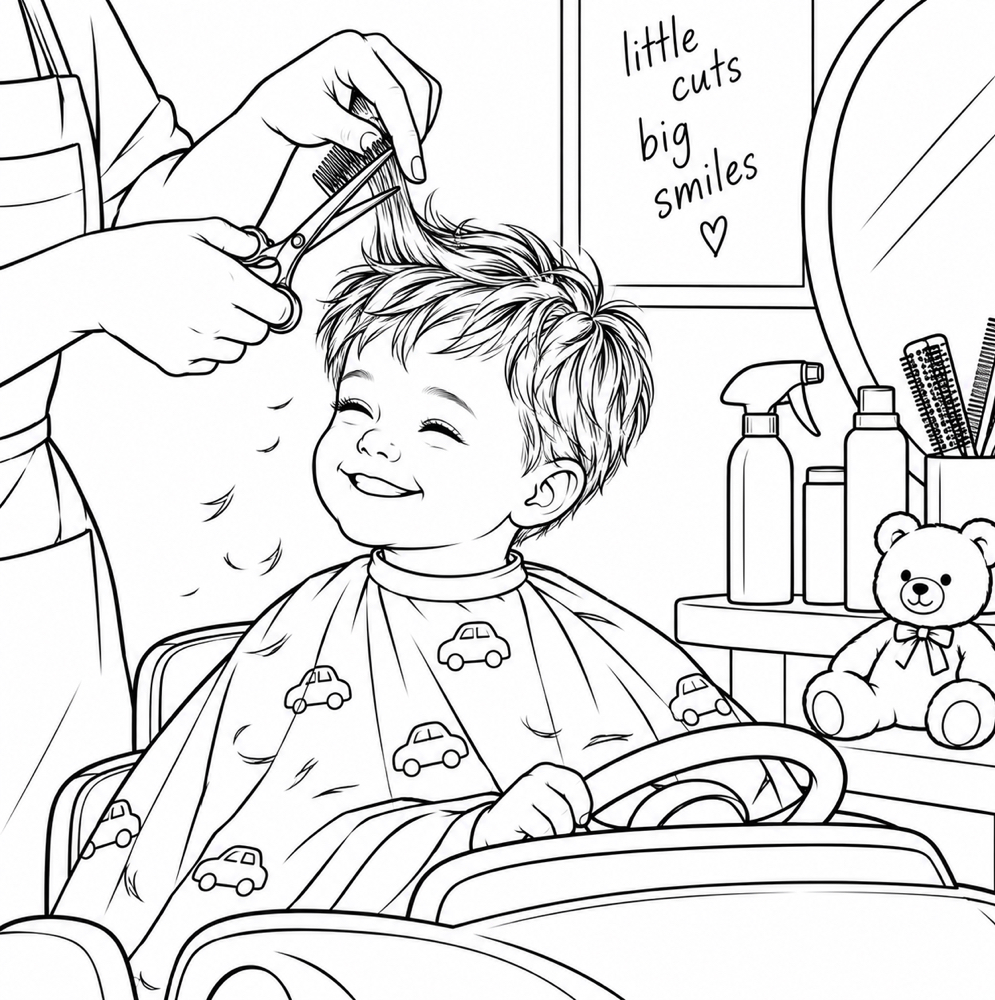 Kids Cut at The FAB Spot, Beauty and Bling in West Chester, OH