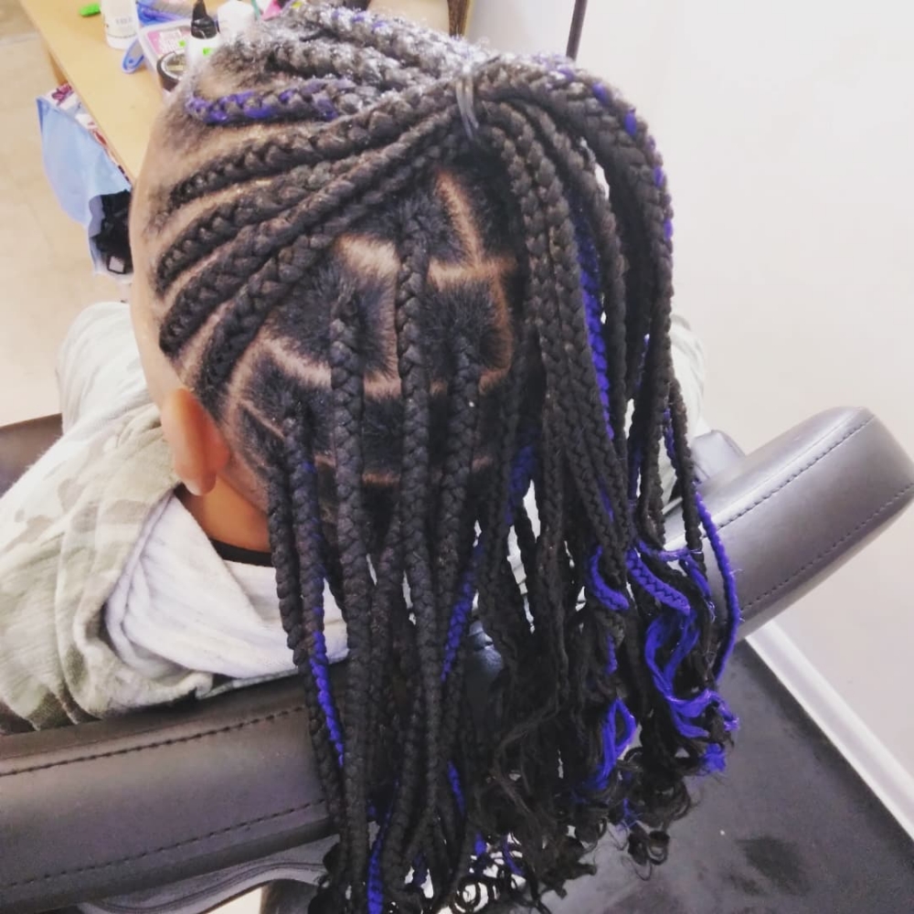 Kids Fulani Braids