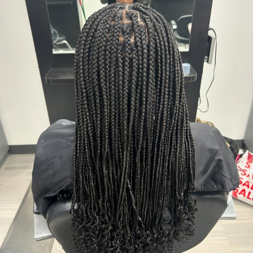 Medium Tradi Box Braids at Cultured Crowns Studio in Richmond, VA