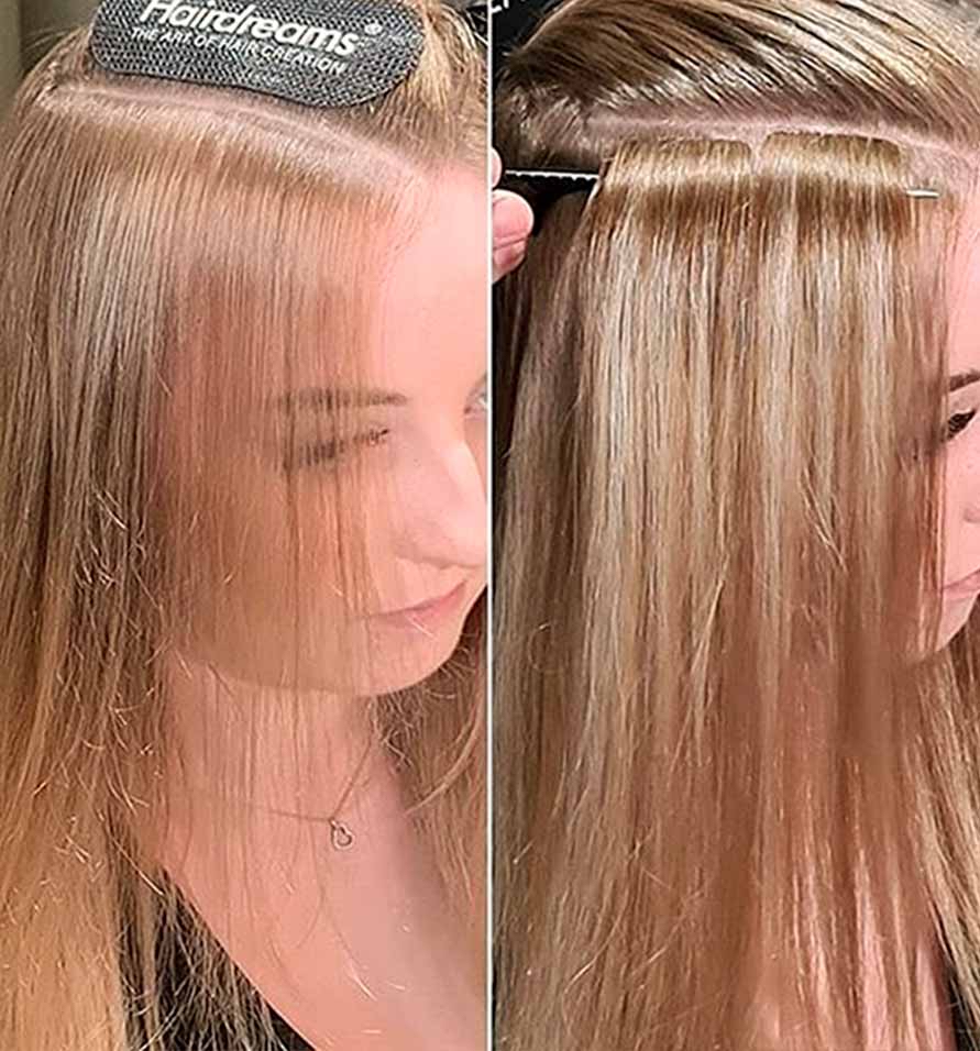 HAIR EXTENSION 40 Pieces TAPE 20"