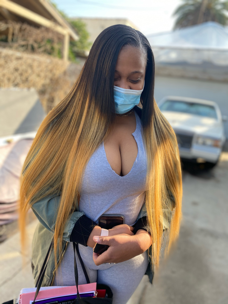 Traditional Sew-In w/Leave out