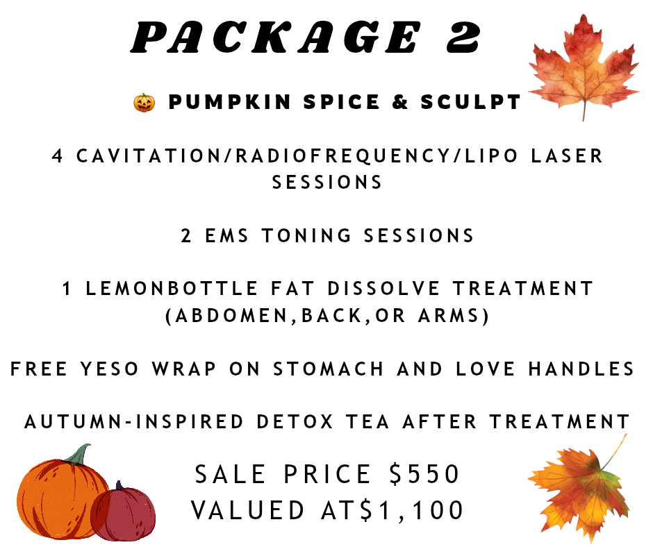 Package 2 Pumpkin Spice & Sculpt