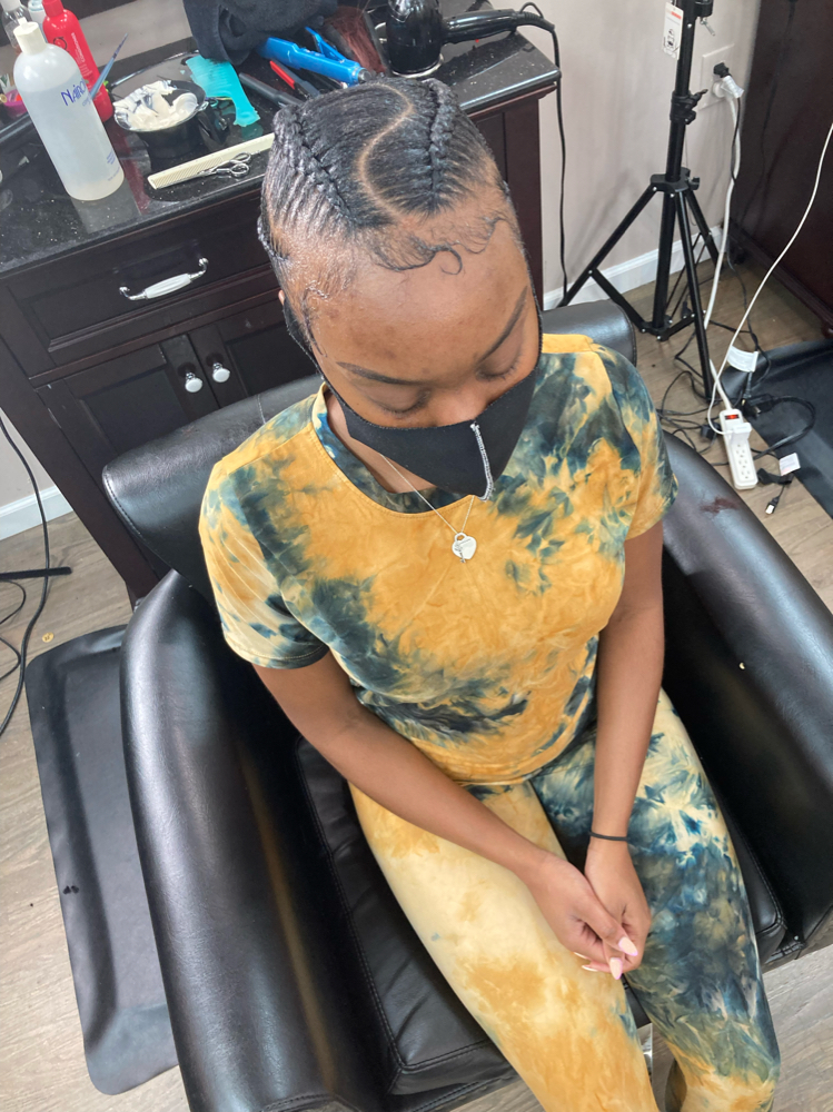 4 Feed In Braids