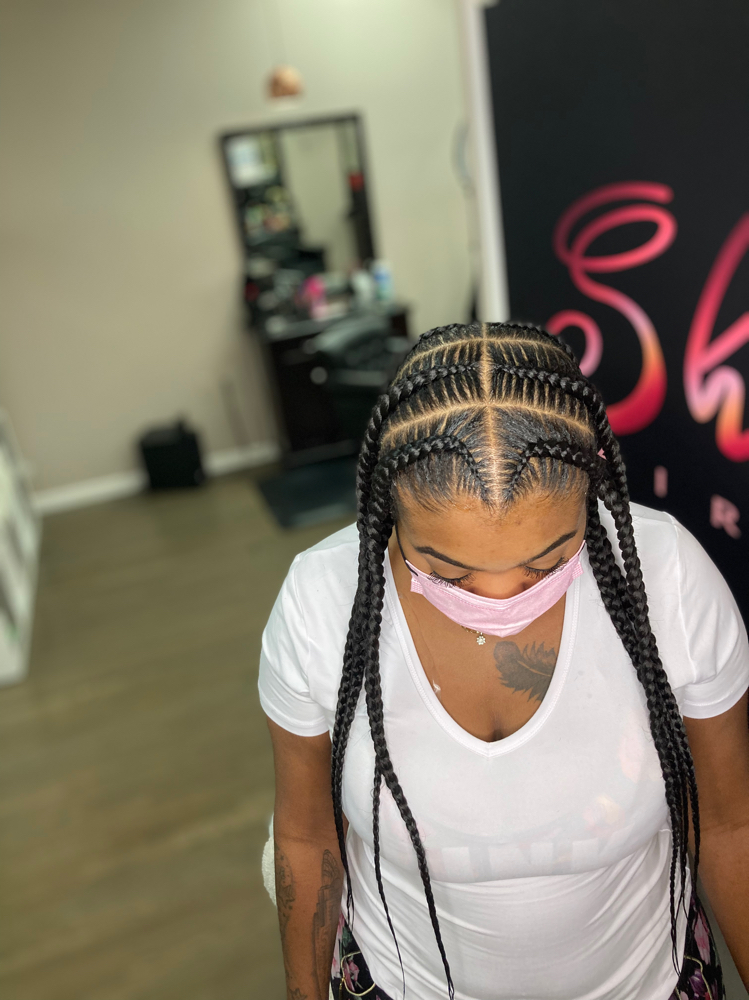 Pop Smoke Braids ( 8 Braids)