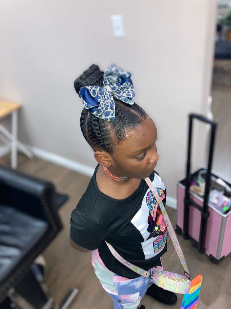 Kids Large Braided Ponytail/bun