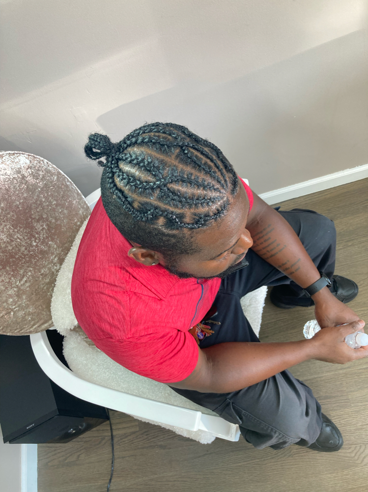 Intricate Mens Braids
