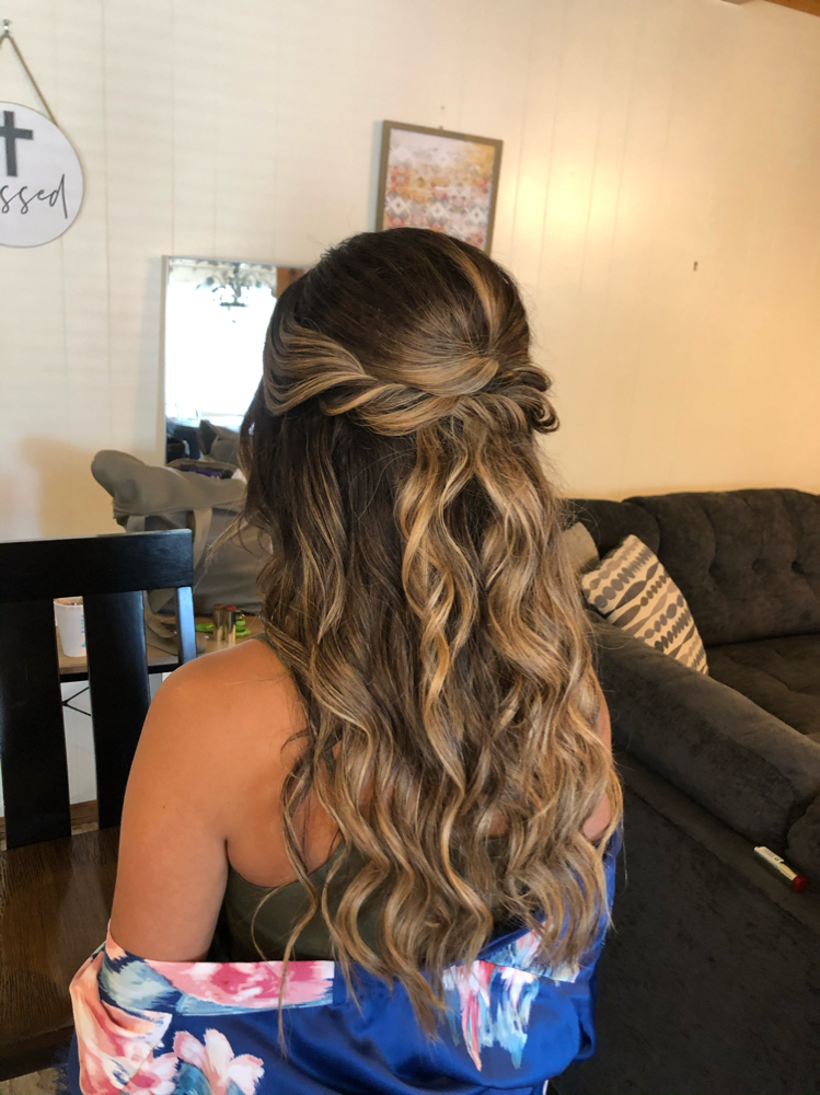 Half Up Style