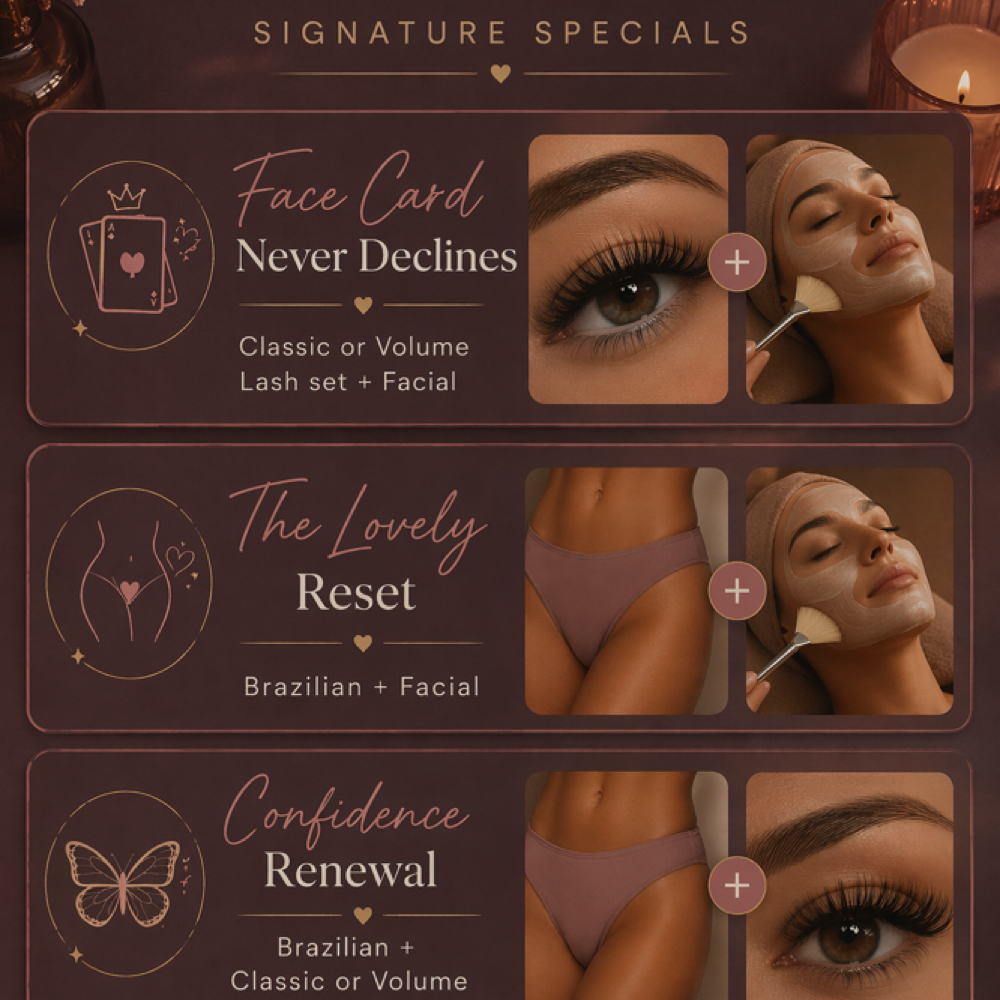 Signature Specials at Flawed & Lovely in Arlington, TX