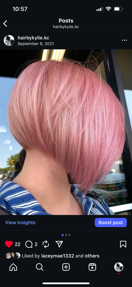 Haircut at Hair By Kylie M in Kansas City, MO