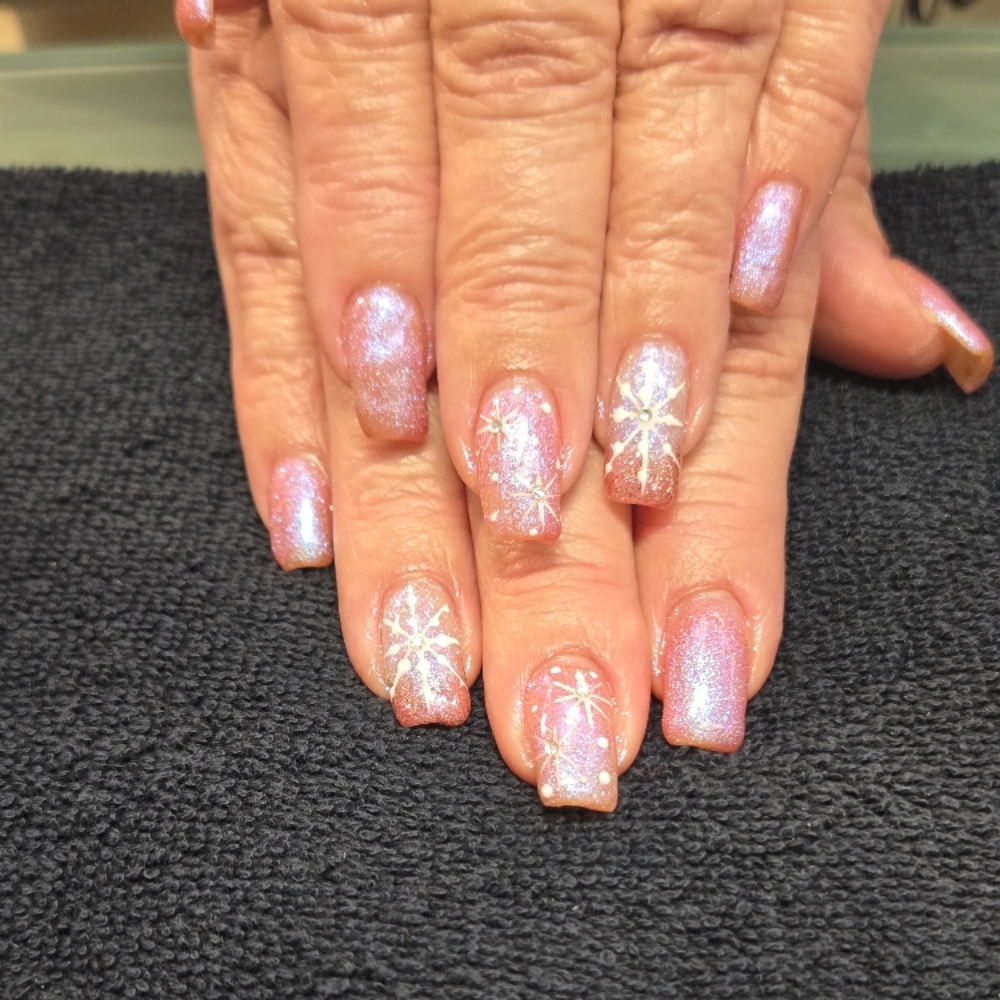 Tip removal with a Gel Manicure at Art Of Nails & Hair 2 in Frederick, MD
