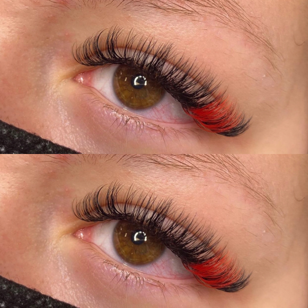 A Pop Of Color Lashes