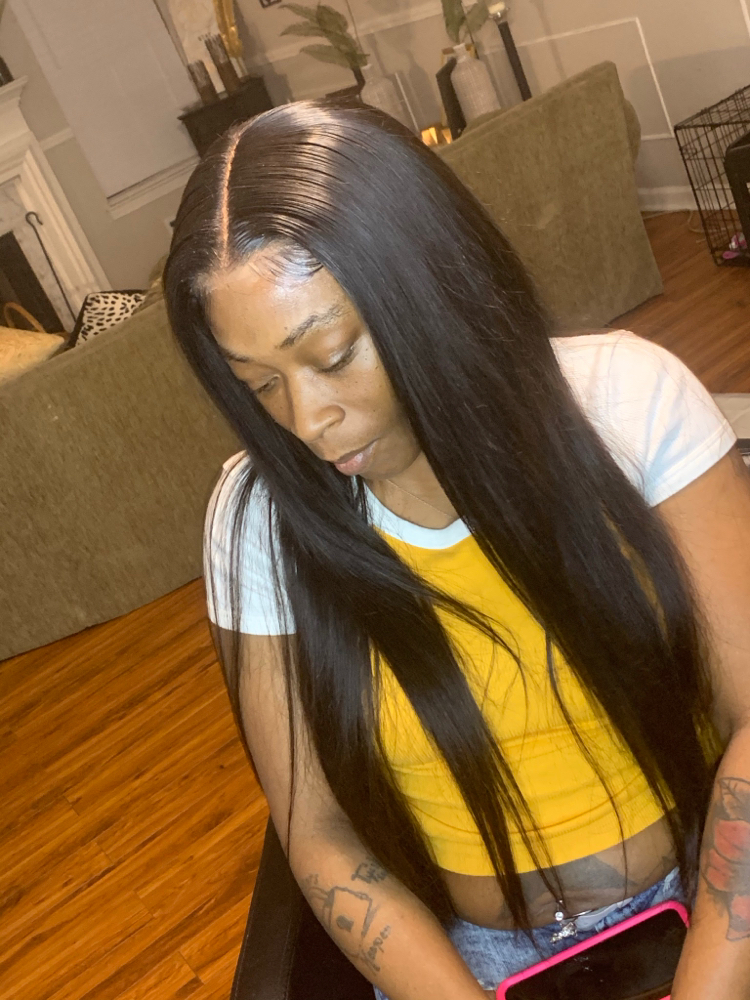 Closure Sewin at Winter Samone Hair And Makeup Artistry in Charlotte, NC